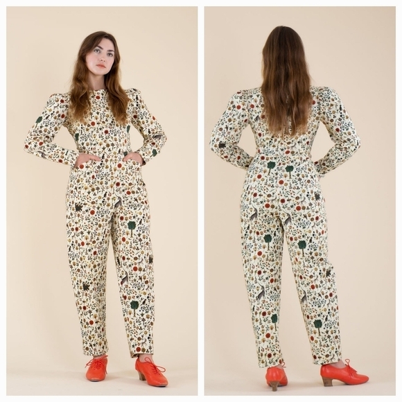 Samantha Pleet Empress Jumpsuit in Ivory Illuminated size 18 NWT - Picture 1 of 15